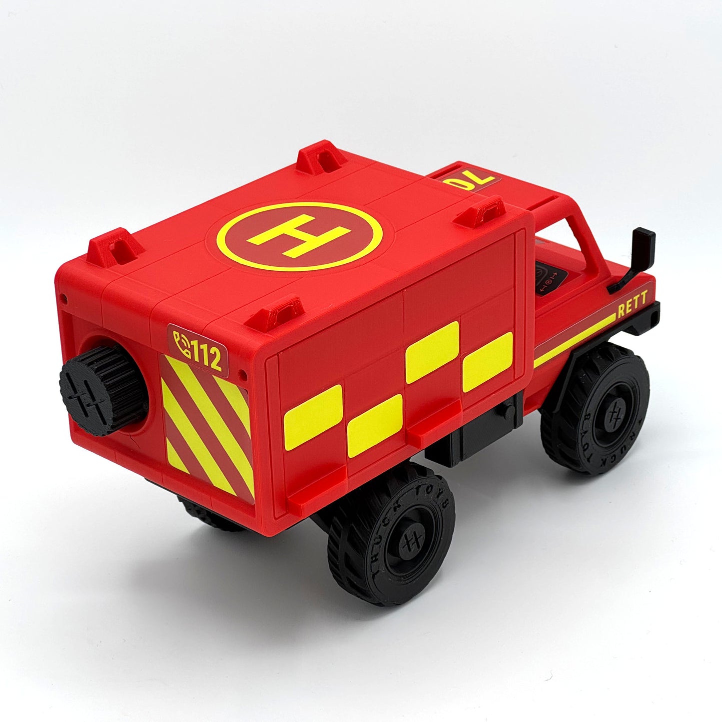 MOL-E - Rett (Red) : Toy Truck, Accessories, Sticker Pack, (Founder Edition)