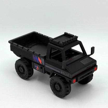 MOL-E - Welle (Black) : Toy Truck, Accessories, Sticker Pack, (Founder Edition)